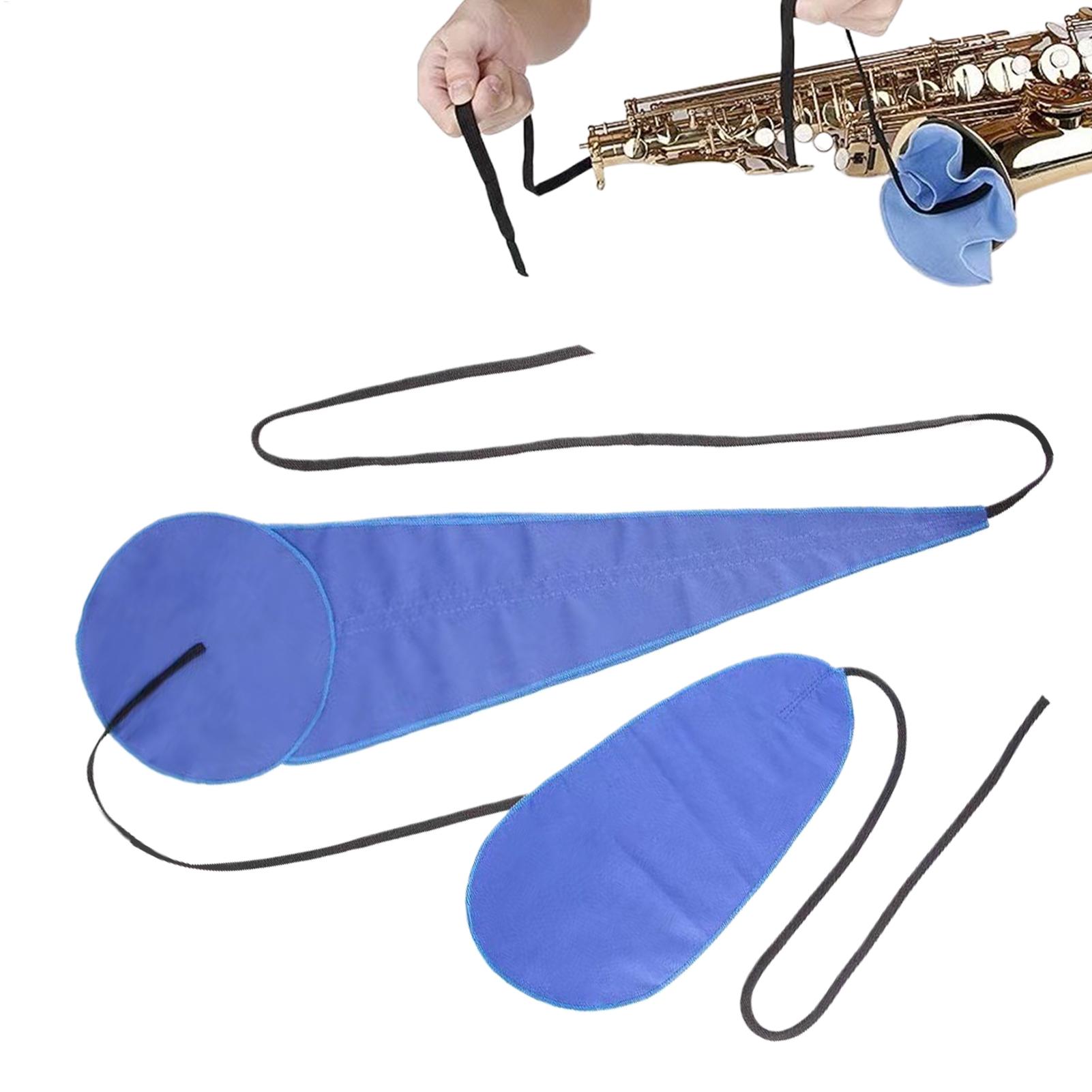 Musical Instrument Africa - ผ้าเช็ดแซ็กโซโฟน 2 ชิ้น อุปกรณ์บำรุงรักษาแซ็กโซโฟน ผ้าทำความสะอาดคลาริเน็ต สำหรับนักดนตรี