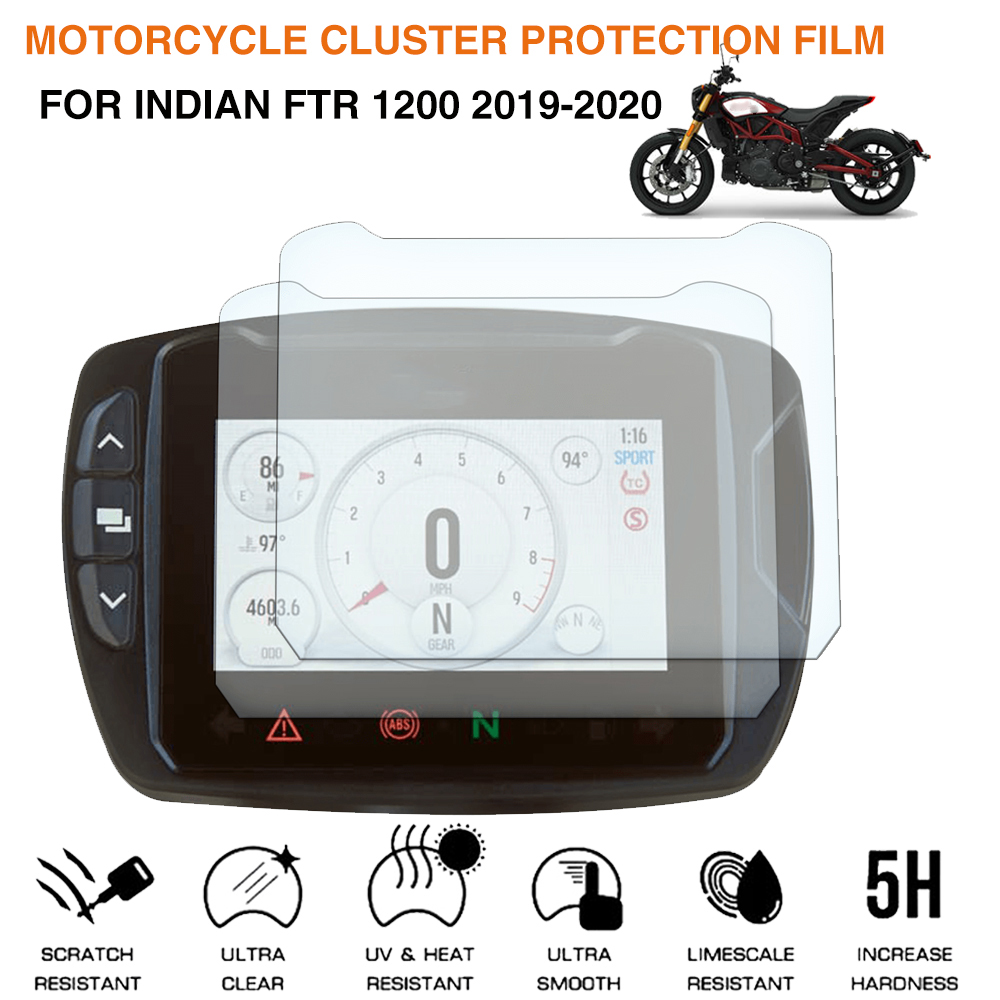 Musical Instrument Of India - รถจักรยานยนต์ Cluster Scratch ป้องกันฟิล์มสําหรับอินเดีย FTR 1200S