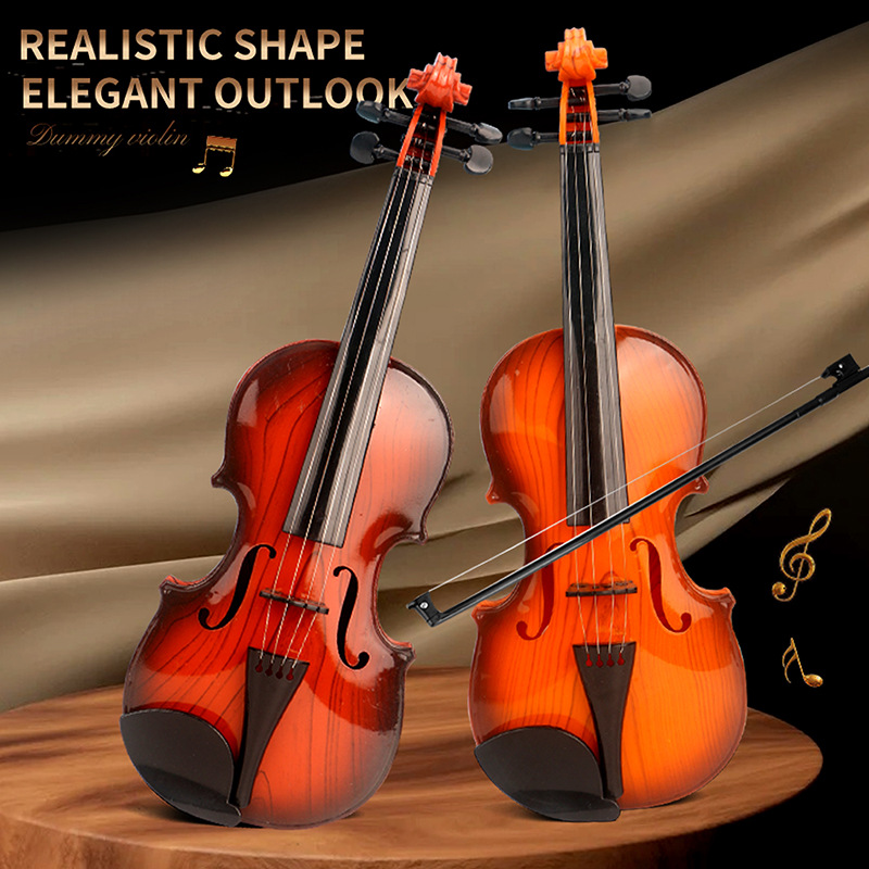Musical Instrument Project - อะคูสติกไวโอลินของเล่นปรับสตริงจําลองเครื่องดนตรีฝึกของเล่นสําหรับเด็กของขวัญวันเกิดเด็ก