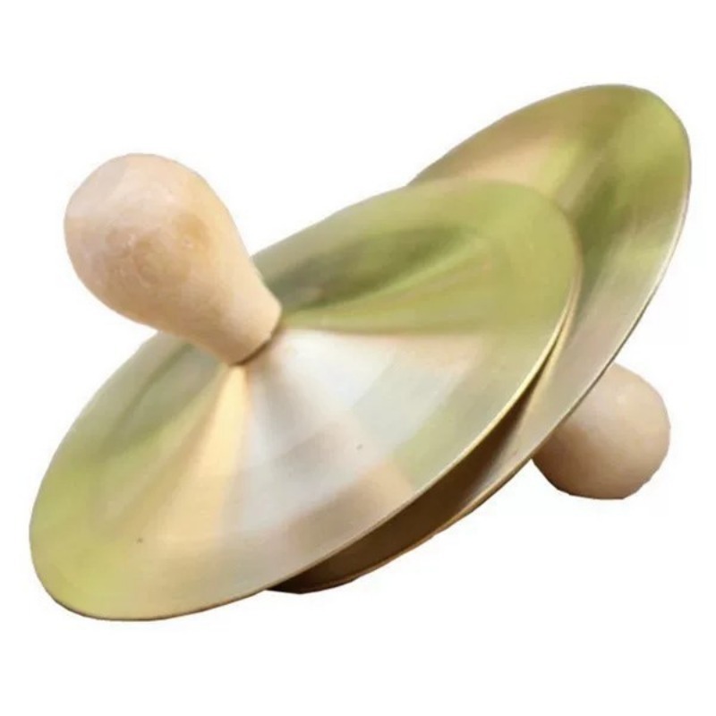 Musical Instrument Project - 1 ชุดมือกระทบทองแดง Cymbals เด็กเครื่องดนตรีการศึกษาของเล่นทองเหลือง Percussion Mount