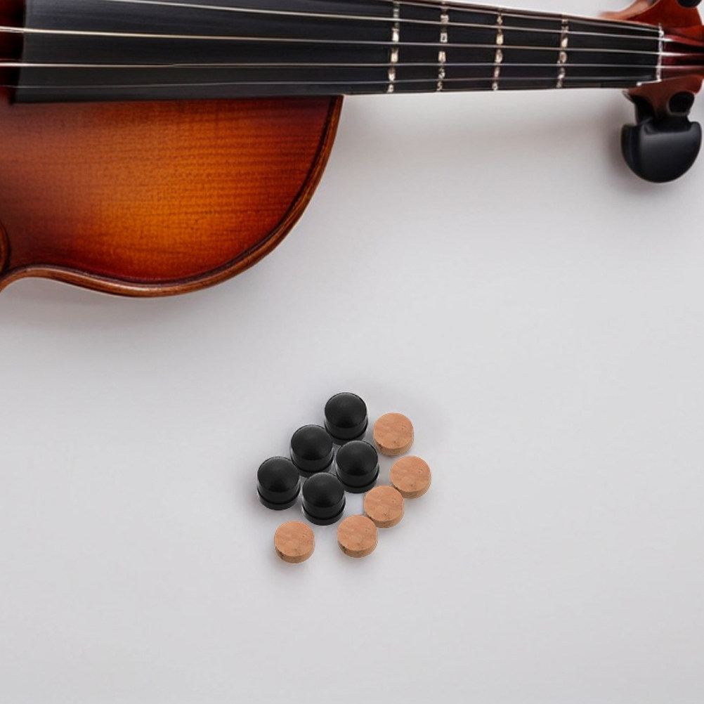 Musical Instrument Ending In A - 10 ชุด แผ่นยางกันน้ำสำหรับทรอมโบน แผ่นยางปิดปลายสไลด์ ชนิดซีลไม้ อะไหล่ทดแทนสำหรับเครื่องดนตรีลม