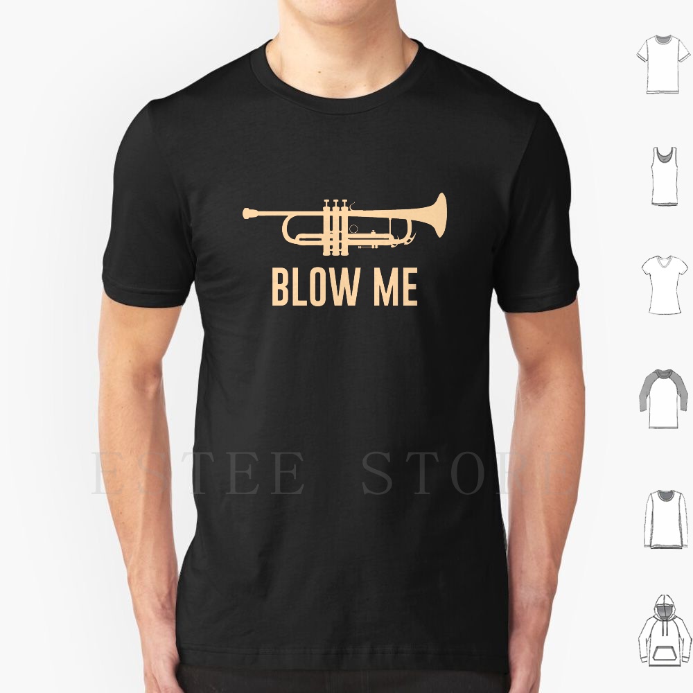 Musical Instrument Jokes - ทรัมเป็ต T เสื้อพิมพ์ผ้าฝ้าย Band Geek Nerd