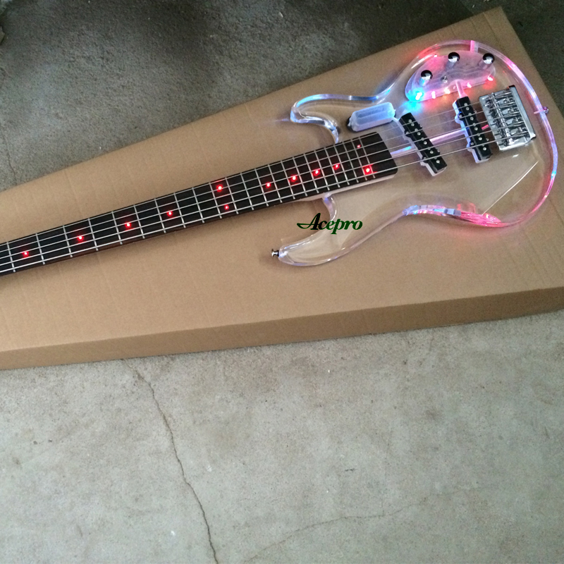 กีตาร์เบสไฟฟ้าอะคริลิค 5 สาย ค - Bass Guitar Fretless บทวิจารณ์และราคา