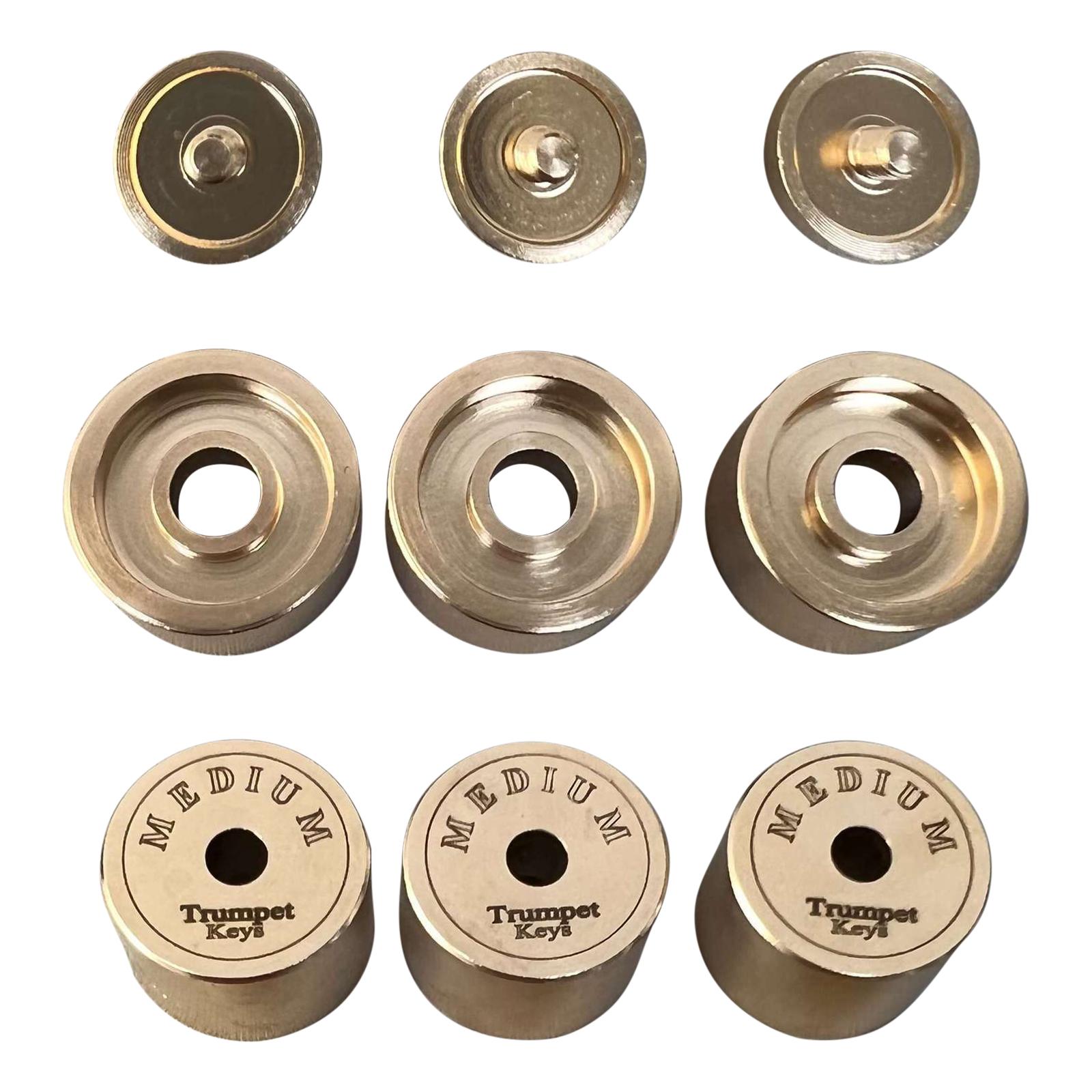 9Pcs แตรวาล์วหมวกทรัมเป็ตอะไหล - Musical Instrument Repair บทวิจารณ์และราคา
