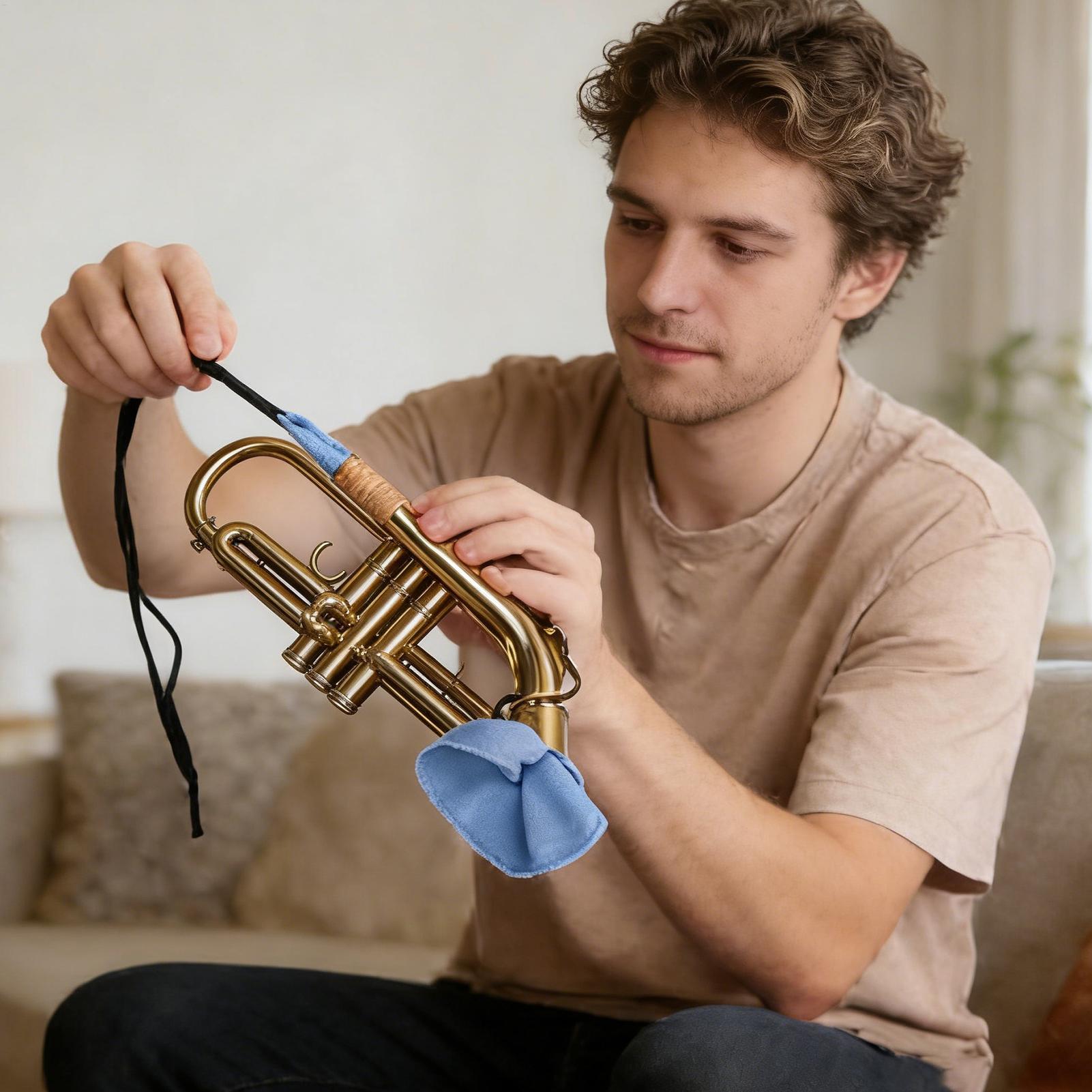 ผ้าเช็ดแซ็กโซโฟน 2 ชิ้น อุปกรณ - Musical Instrument Africa บทวิจารณ์และราคา