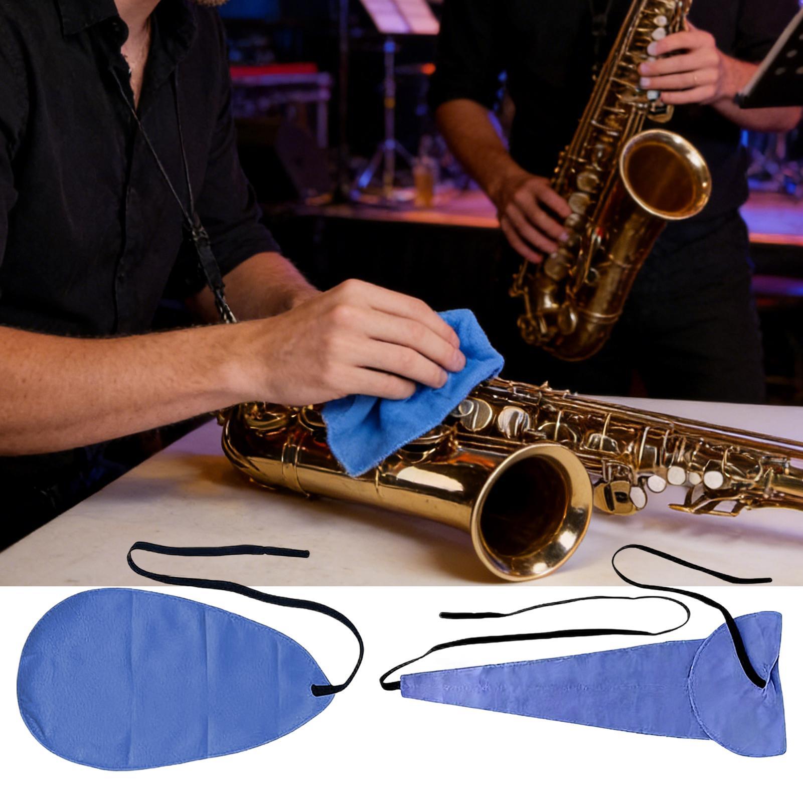 ผ้าเช็ดแซ็กโซโฟน 2 ชิ้น อุปกรณ - Musical Instrument Africa บทวิจารณ์และราคา