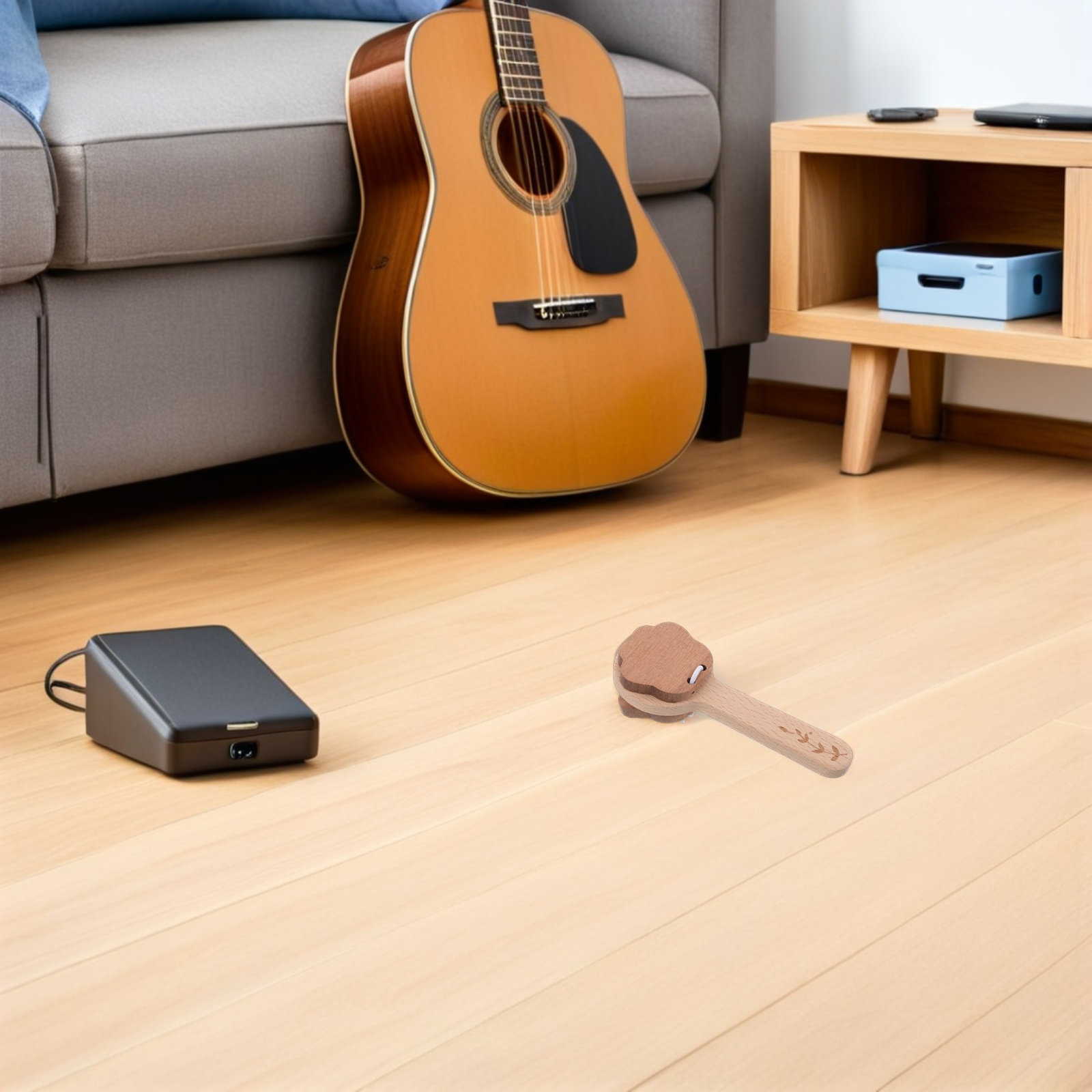 คาสทาเน็ตมือ 2 ชิ้น รูปทรงอุ้ง - Musical Instrument Family บทวิจารณ์และราคา