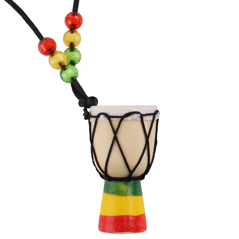 Djembe จี้กลองตีด้วยมือแอฟริกั - Musical Instrument Africa บทวิจารณ์และราคา