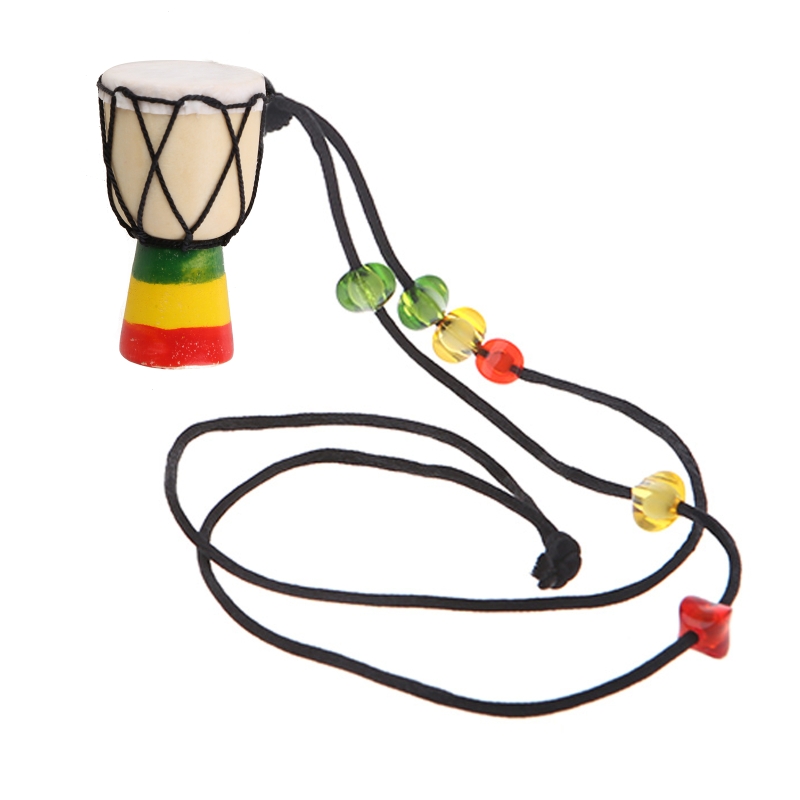 Djembe จี้กลองตีด้วยมือแอฟริกั - Musical Instrument Africa บทวิจารณ์และราคา