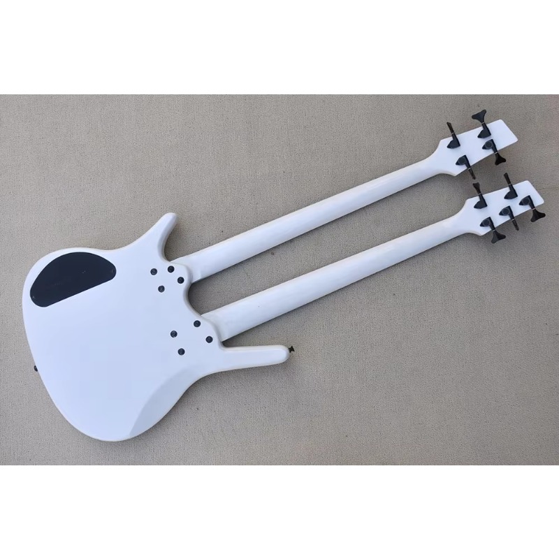 กีตาร์เบสไฟฟ้าแบบสองคอ 4+5 สาย - Bass Guitar Fretless บทวิจารณ์และราคา