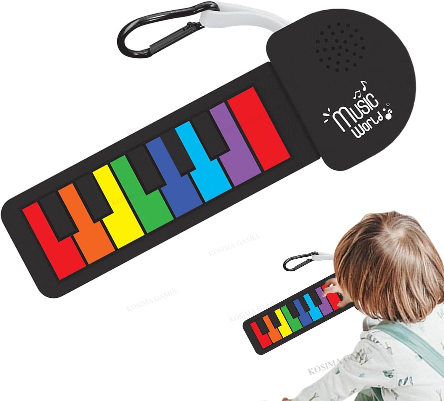 เปียโนอิเล็กทรอนิกส์แบบม้วนเก็ - Musical Instrument Project บทวิจารณ์และราคา