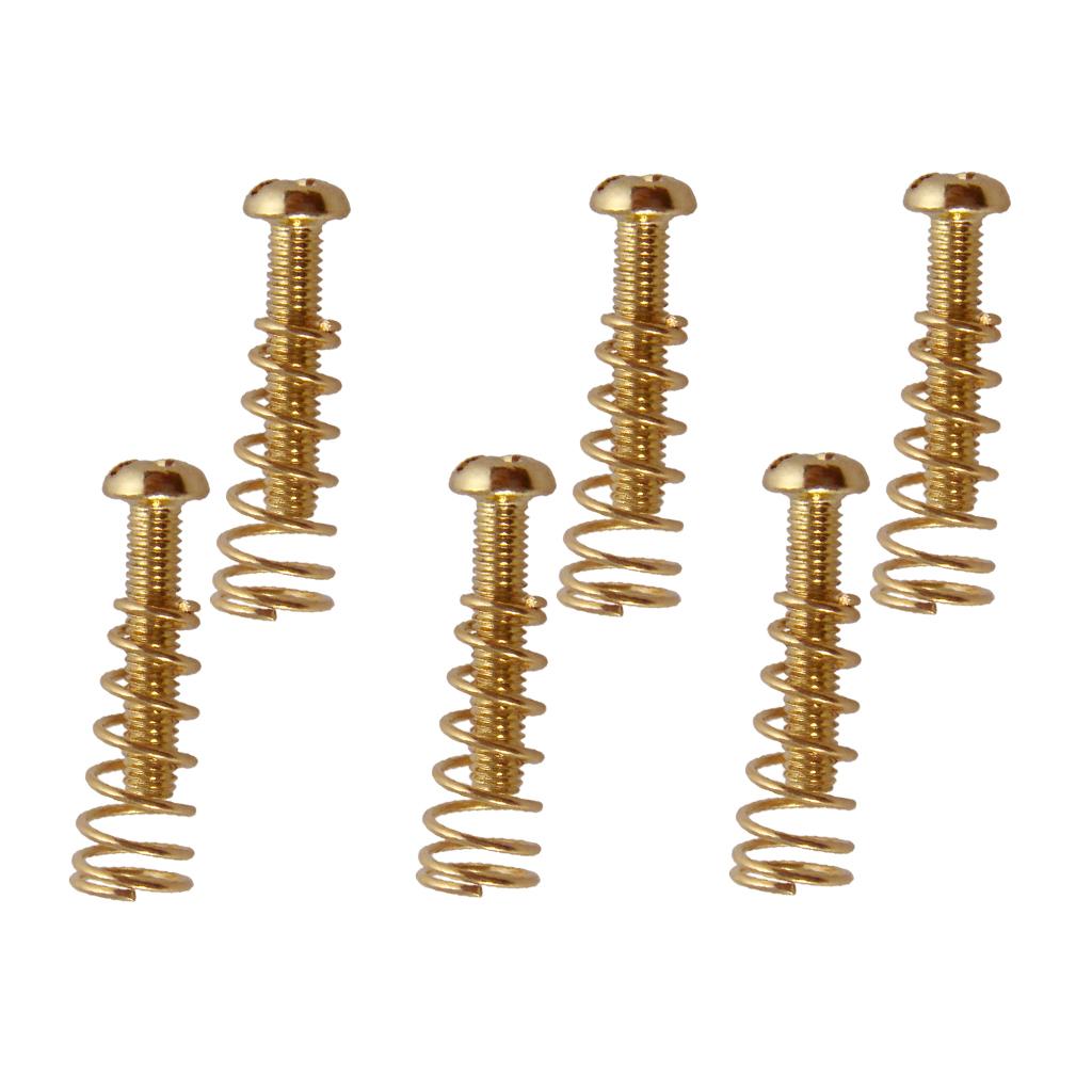 สกรูยึดสะพานสายกีตาร์ สปริงแบบ - Musical Instrument Repair บทวิจารณ์และราคา