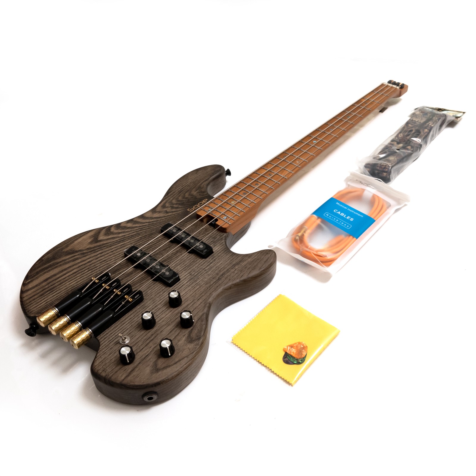 กีตาร์เบส 4 สาย แบบไม่มีหัว ตั - Bass Guitar Fretless บทวิจารณ์และราคา
