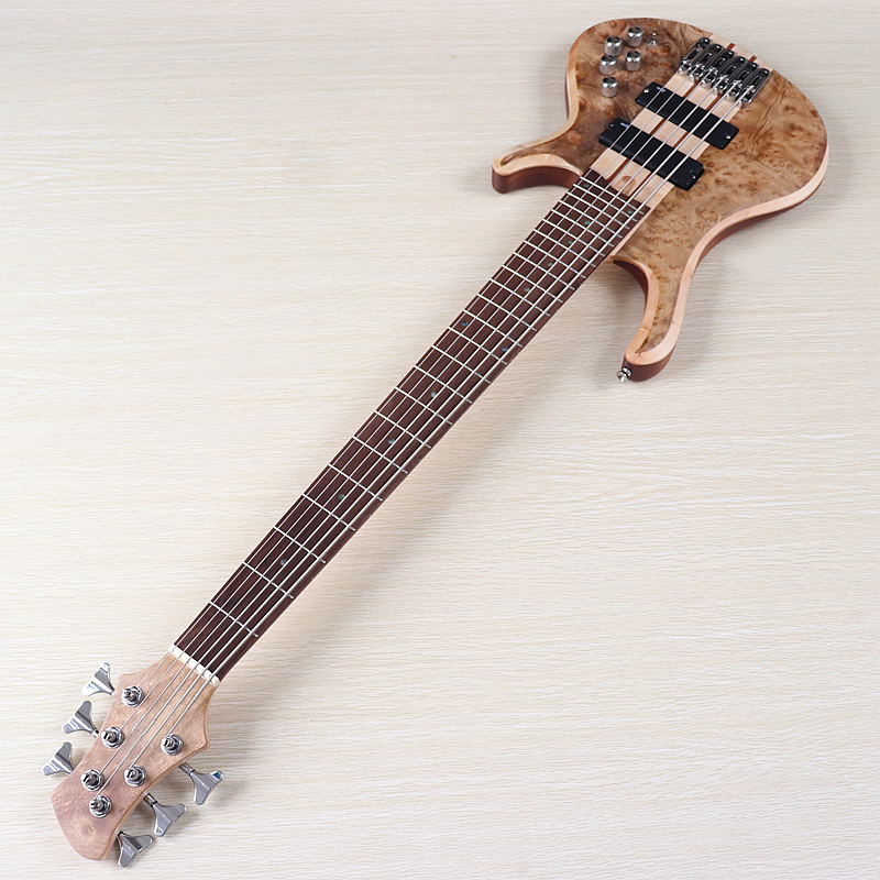 กีตาร์เบสไฟฟ้าแอคทีฟ ลายไม้เบิ - Bass Guitar Fretless บทวิจารณ์และราคา