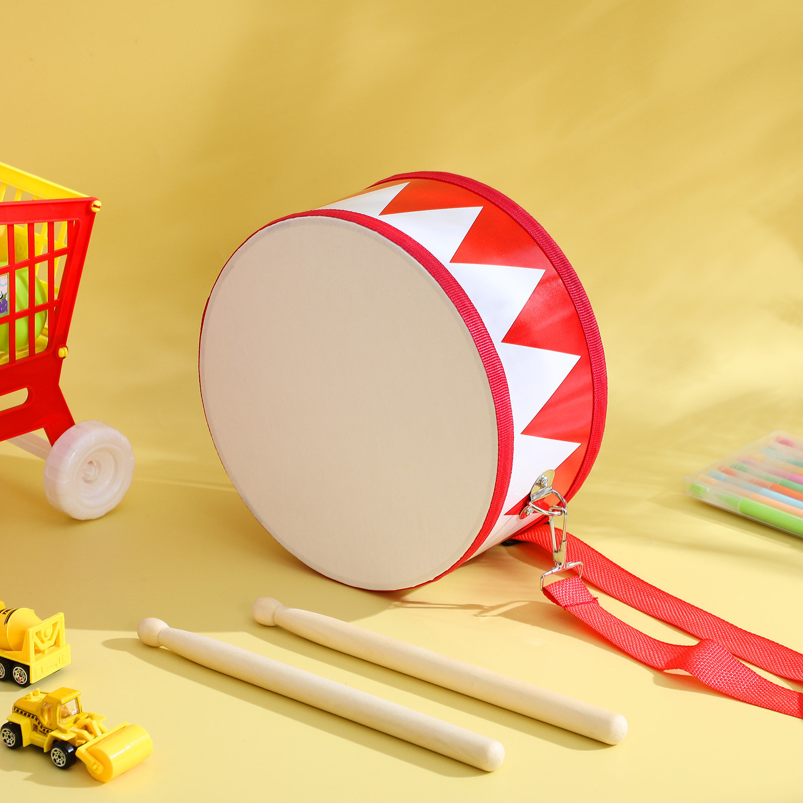 1 ชุดชุดกลองเด็ก กลองสแนร์สำหร - Musical Instrument Project บทวิจารณ์และราคา