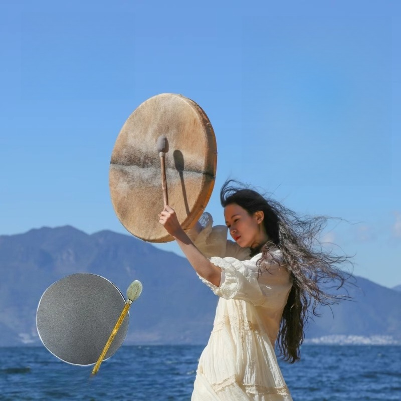 กลองวงกลมชาแมนิก กลองหนังแกะสำ - Musical Instrument Of India บทวิจารณ์และราคา