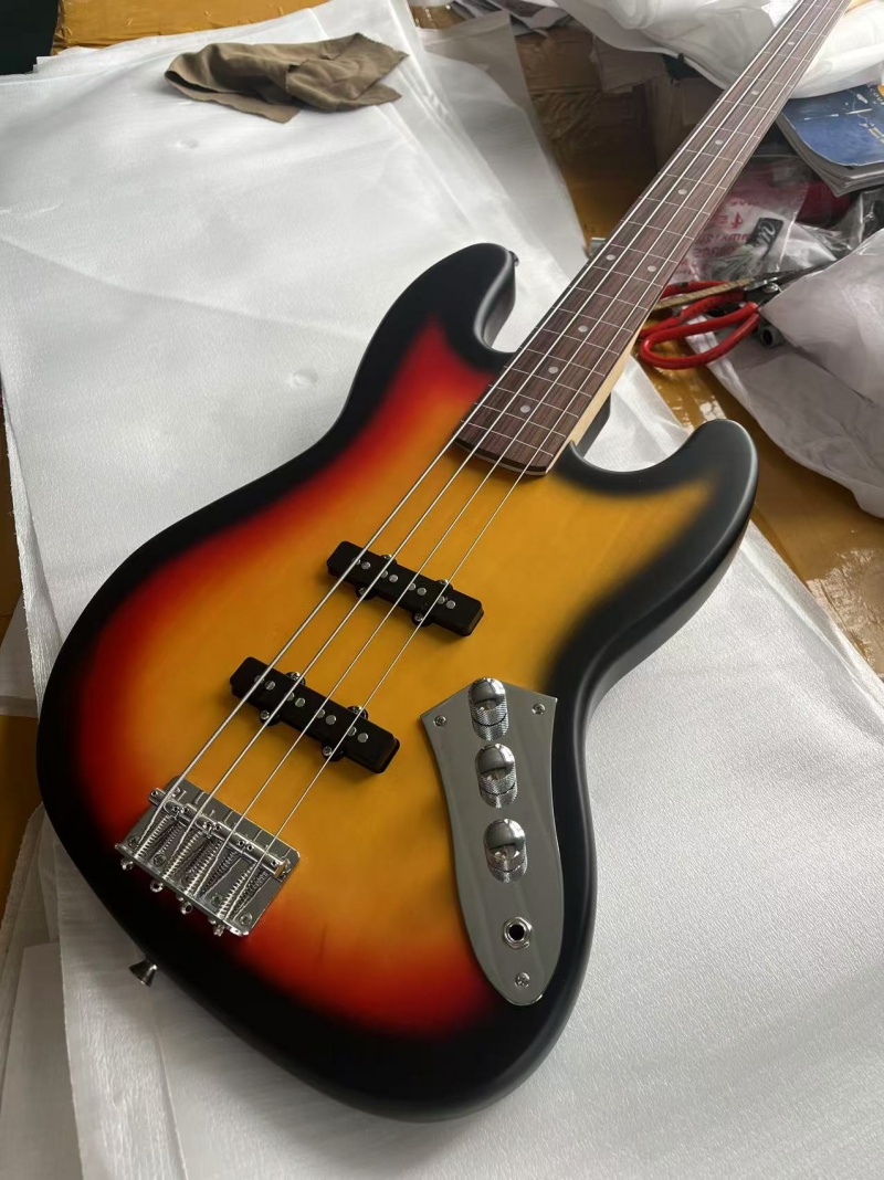 จัดส่งฟรีคุณภาพสูง 4 สายเบสไฟฟ - Bass Guitar Fretless บทวิจารณ์และราคา